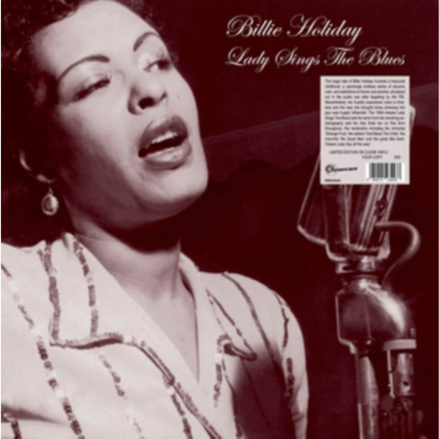  Billie Holiday LP - Lady Sings The Blues (Numbered Edition) (Clear Vinyl)