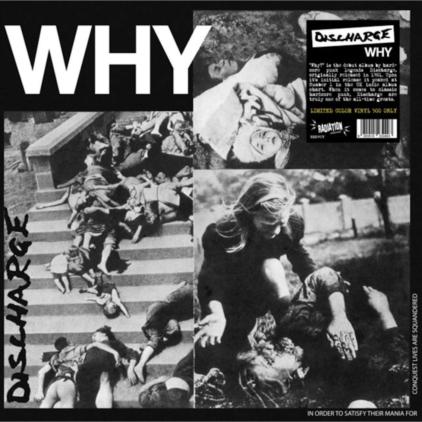 Discharge LP - Why (Red Vinyl)