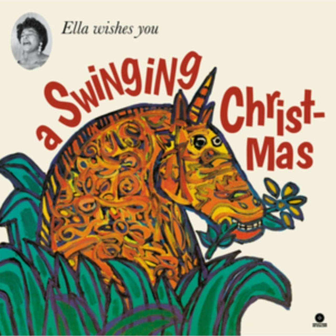 Ella Fitzgerald LP - Ella Wishes You A Swinging Christmas (White Vinyl)