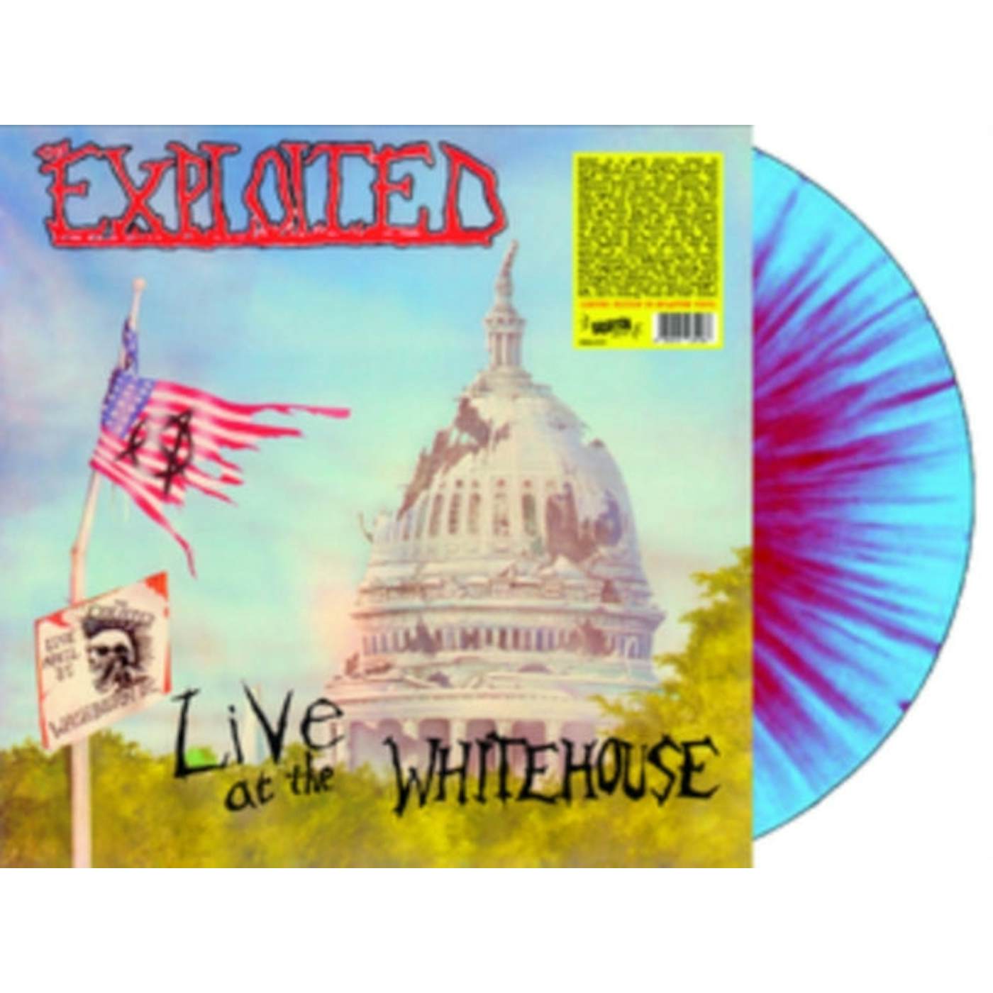 The Exploited LP - Live At The Whitehouse (Splatter Vinyl)