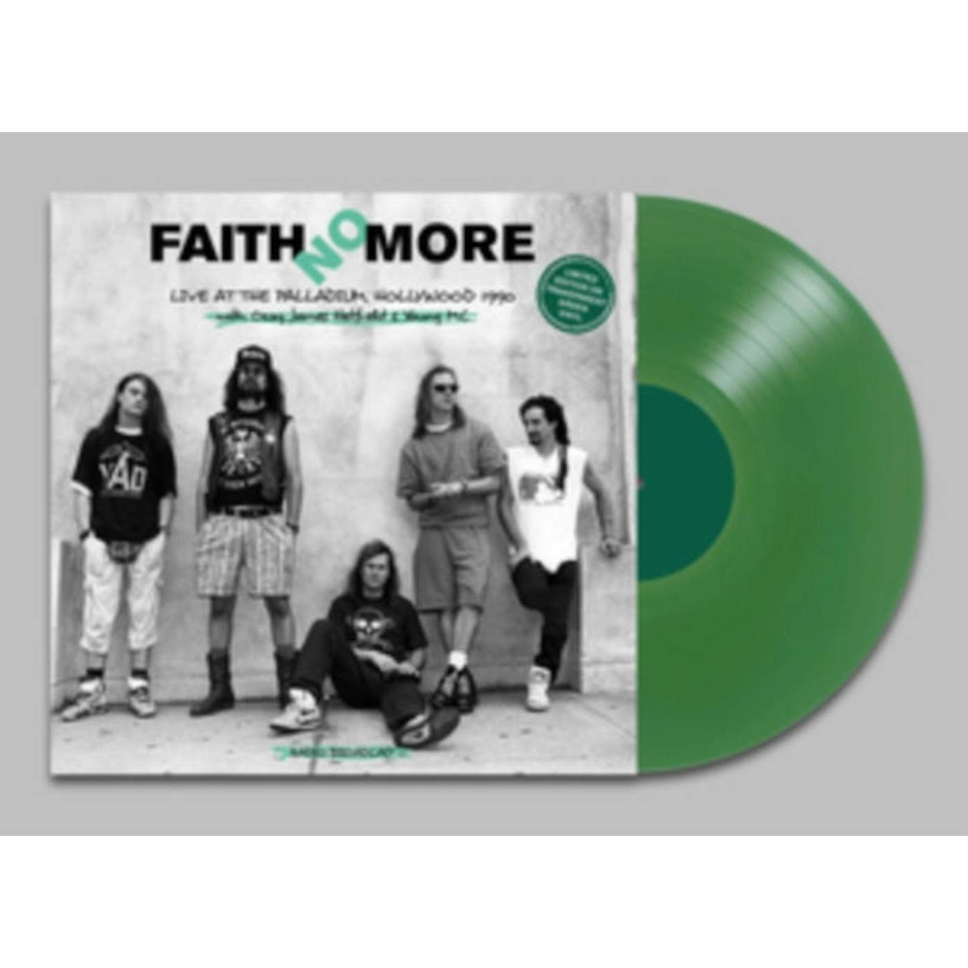 Faith No More LP - Live At Palladium. Hollywood 1990 (Green Vinyl)