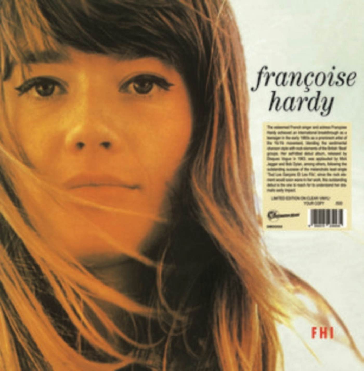 Françoise Hardy LP - Francoise Hardy (Numbered Edition) (Clear Vinyl)