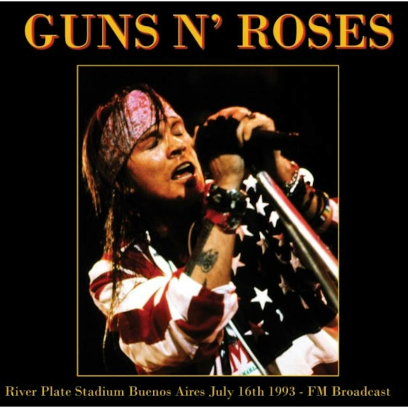 Guns N' Roses LP - River Plate Stadium Buenos Aires July 16th 1993 - Fm Broadcast (Yellow Vinyl)