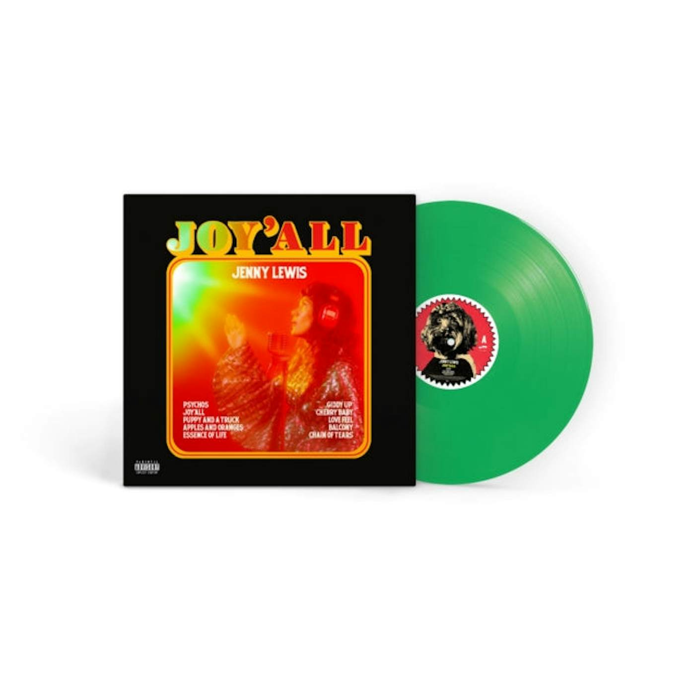 Jenny Lewis LP - Joy'All (X) (Green Vinyl)