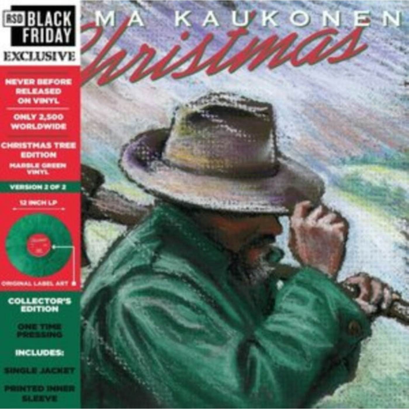 Jorma Kaukonen LP - Christmas (Green Marble Vinyl) (Black Friday Rsd 2021)