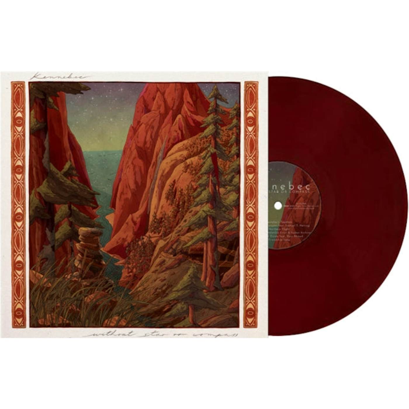 Kennebec LP - With Star Or Compass (Numbered Edition) (Burgundy Vinyl)