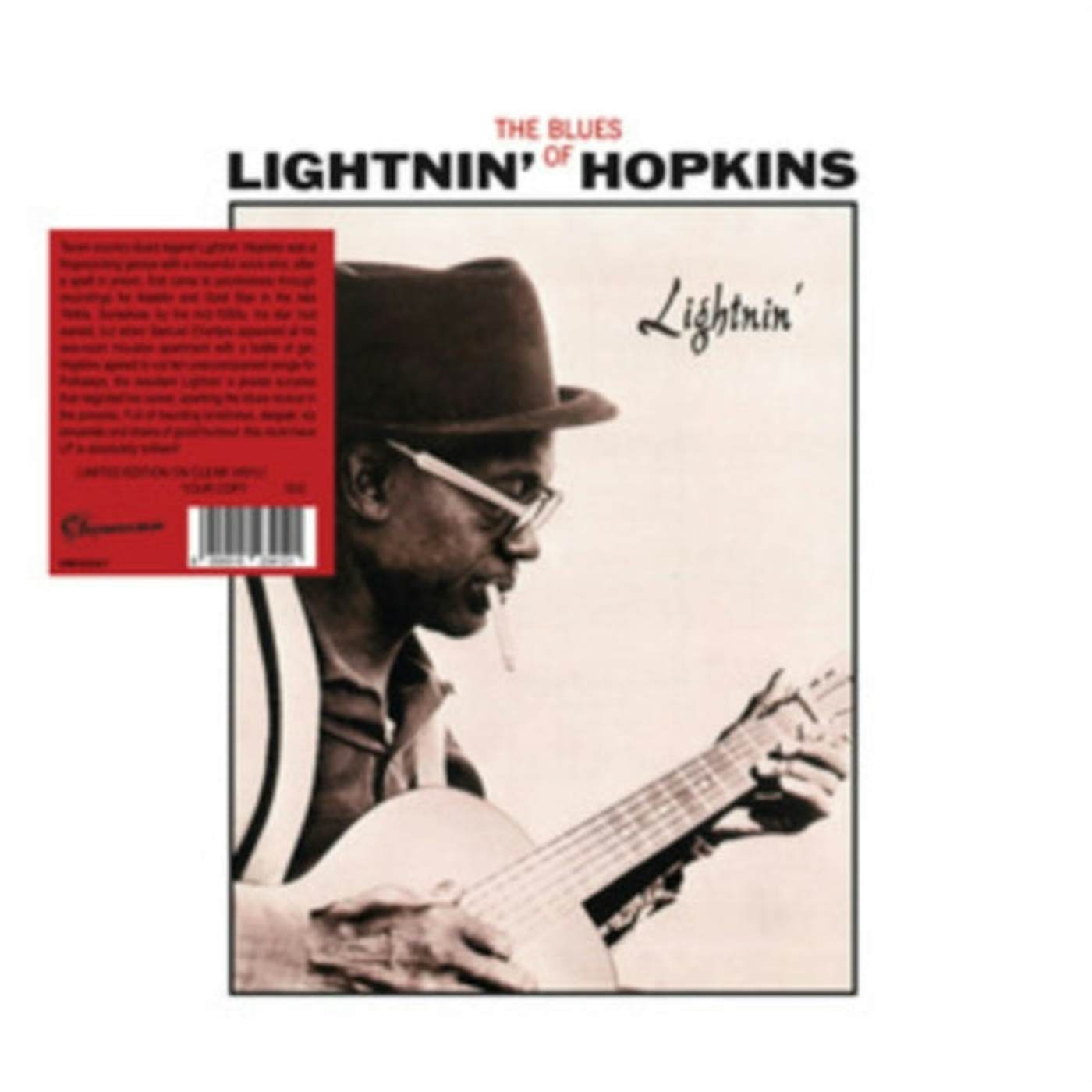 Lightnin' Hopkins LP - Lightnin' (The Blues Of Lightnin' Hopkins) (Clear Vinyl)