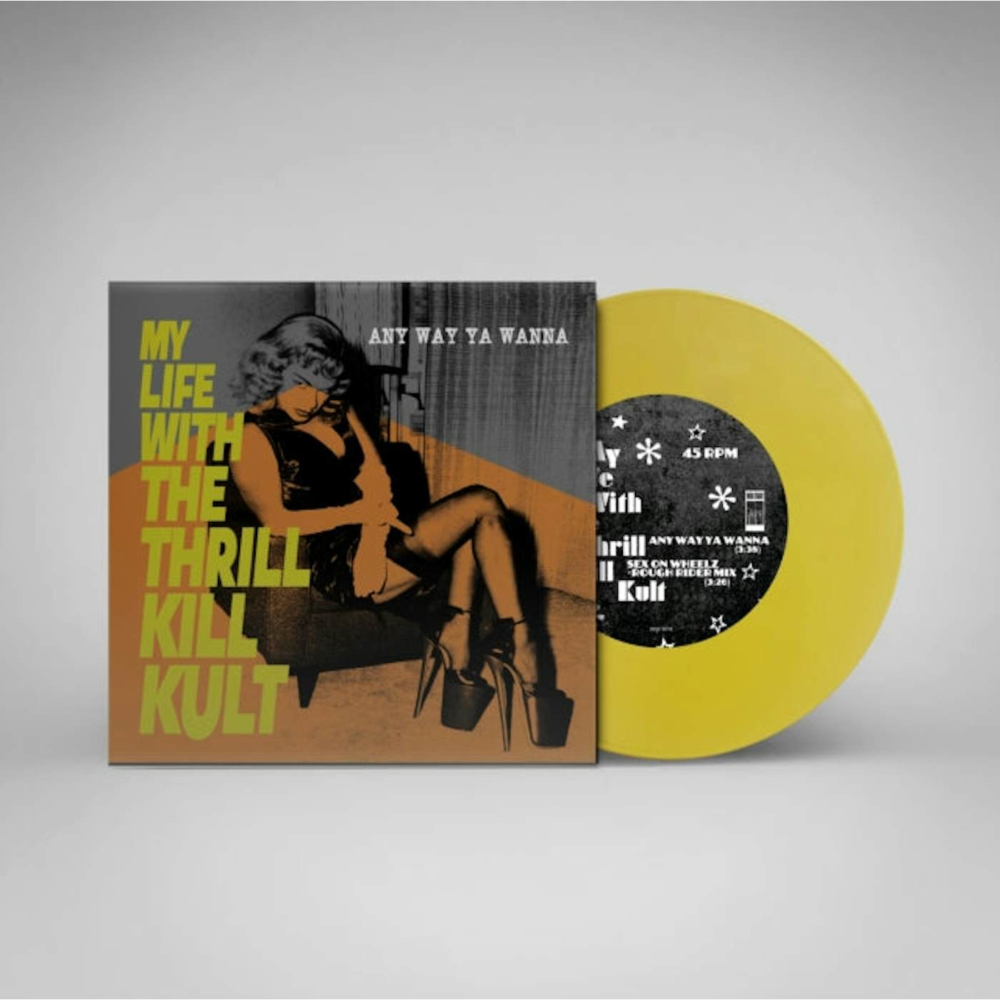 My Life With The Thrill Kill Kult LP - Any Way Ya Wanna (Yellow Vinyl)