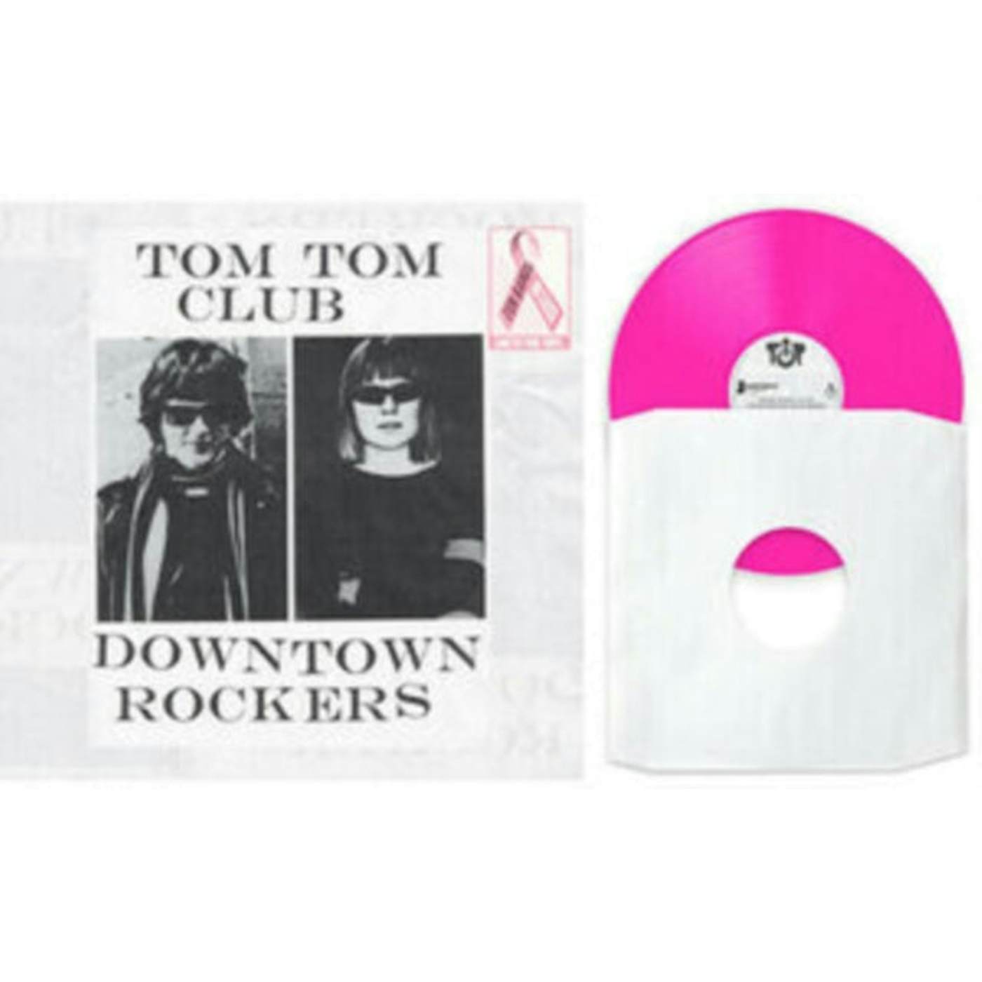 Tom Tom Club LP - Downtown Rockers (Pink Vinyl)