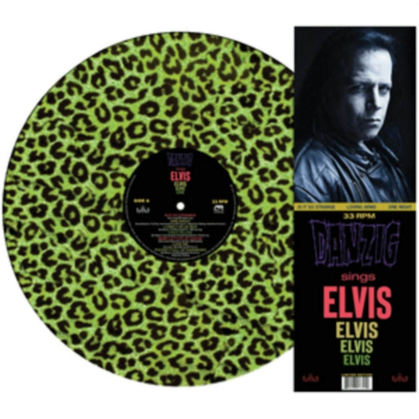 Danzig LP - Sings Elvis (Green Leopard Print) (Vinyl)