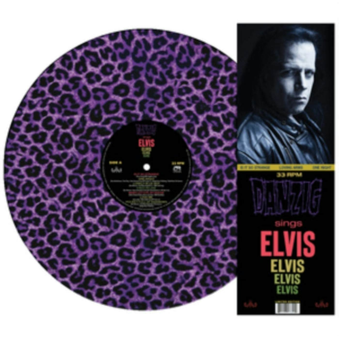 Danzig LP - Sings Elvis (Purple Leopard Print) (Vinyl)