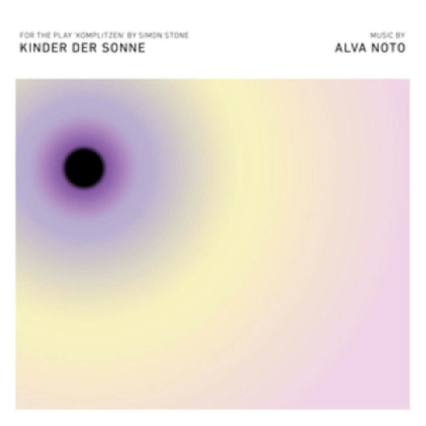 Alva Noto LP - Kinder Der Sonne (Vinyl)