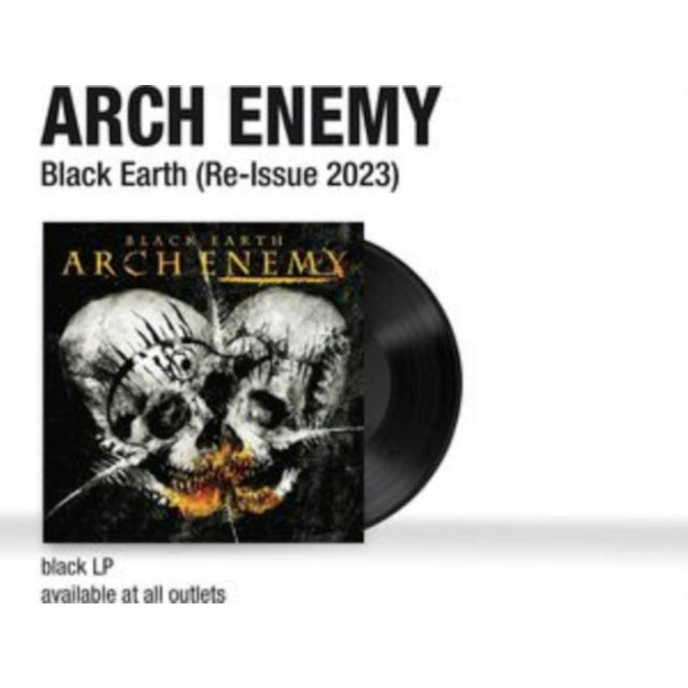 Arch Enemy LP - Black Earth (Re-Issue 2023) (Vinyl)