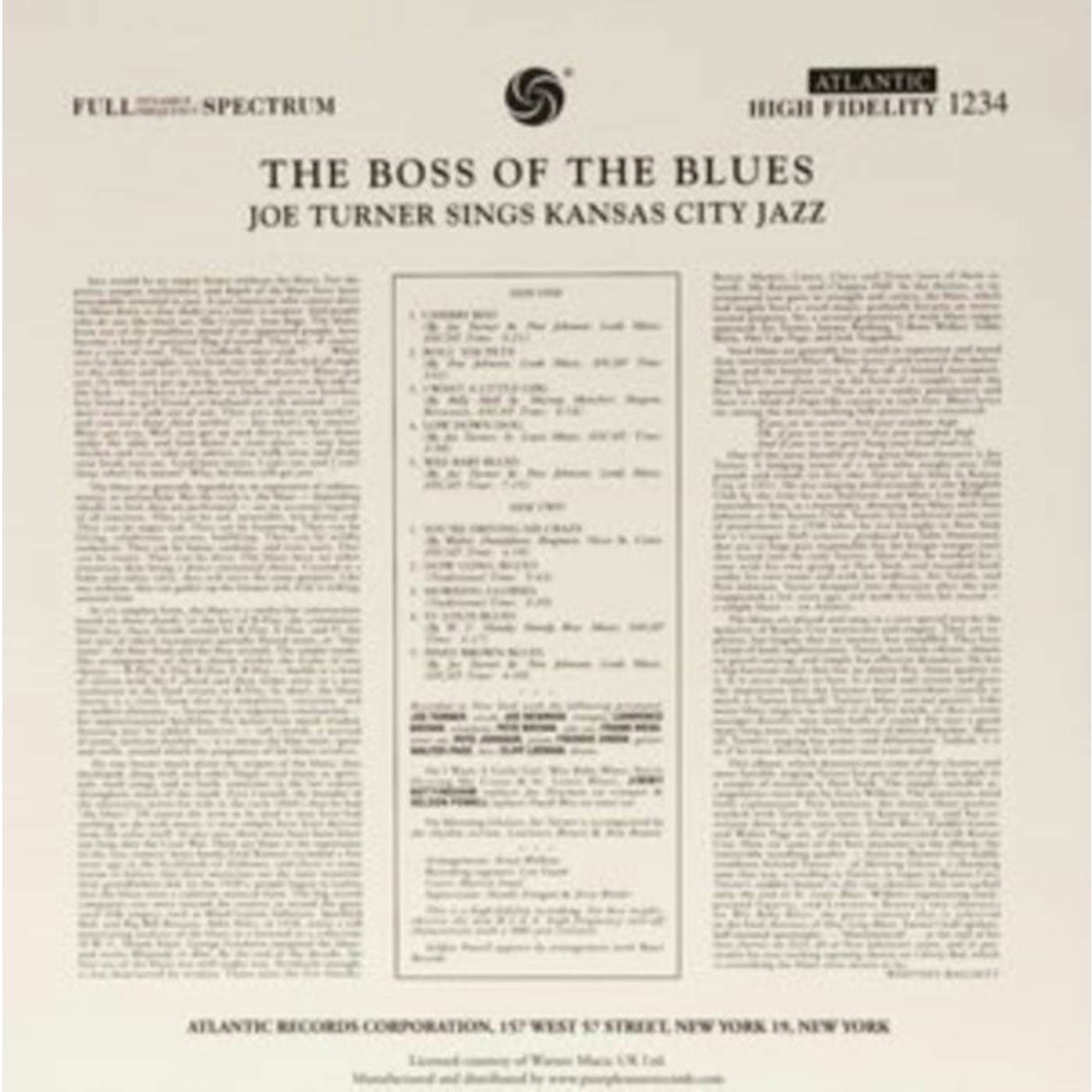 Big Joe Turner LP - The Boss Of The Blues (Vinyl)