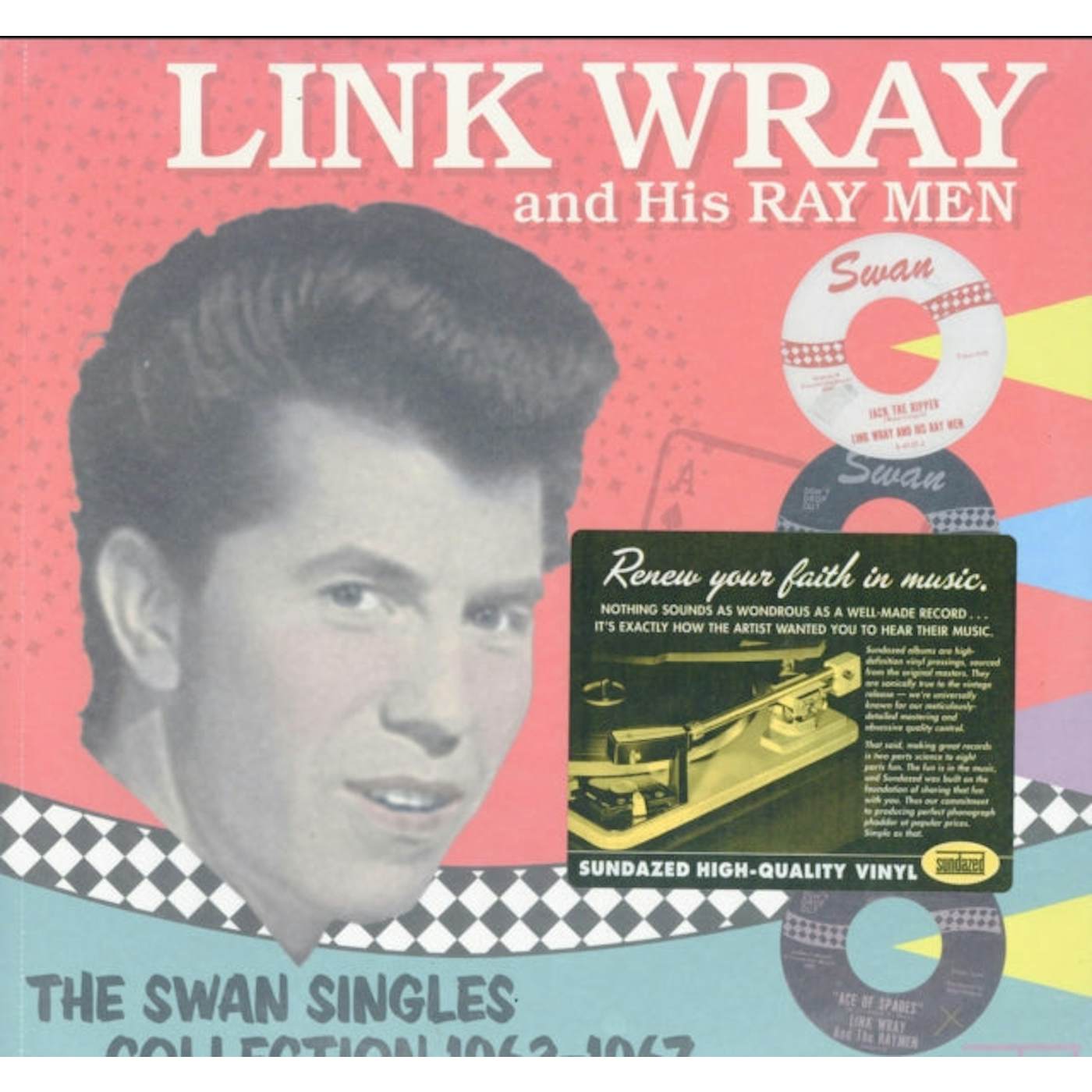 Link Wray LP - Swan Singles Collection 63-67 (Vinyl)