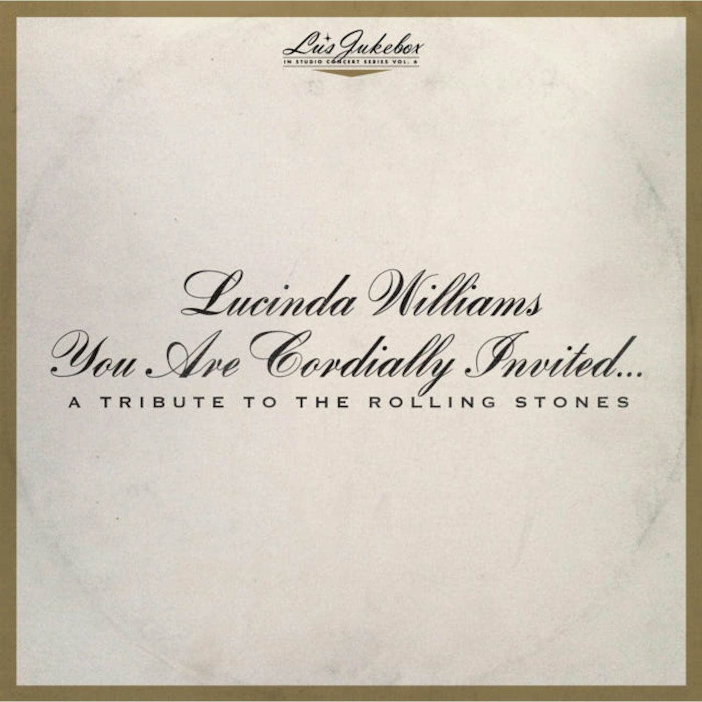 Lucinda Williams LP - Lus Jukebox Vol. 6 You Are C (Vinyl)