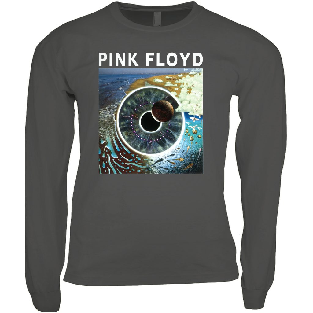 Pink Floyd Band PULSE Album Art 1-Sided Big Print Poly Cotton T-Shirt 