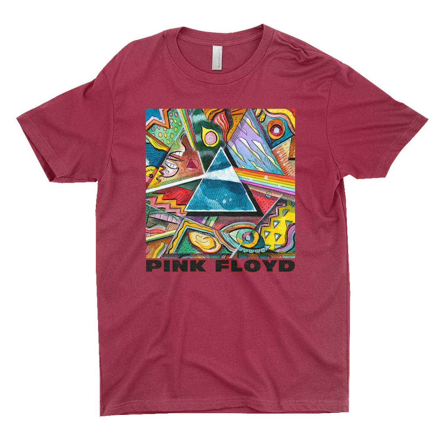 Pink Floyd T-Shirt | Picasso Prism Artwork Pink Floyd Shirt (Merchbar Exclusive)
