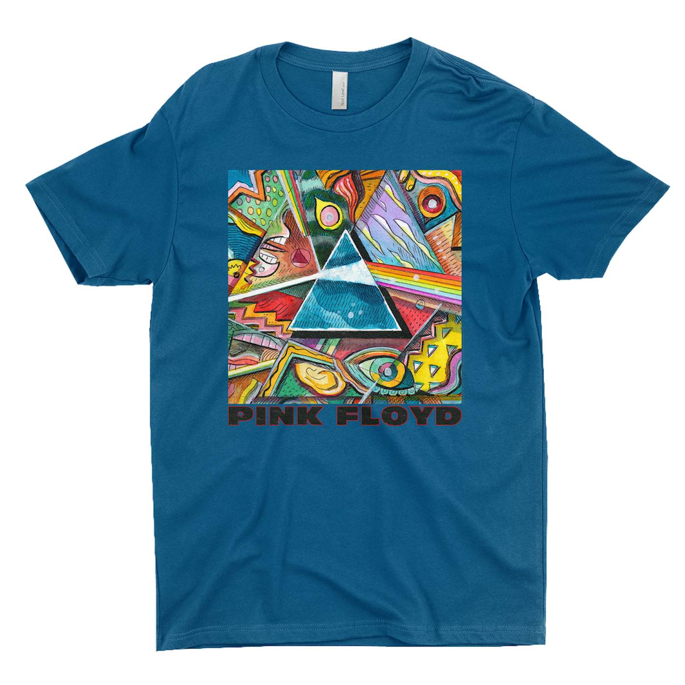 On Sale Pink Floyd T-Shirt | Picasso Prism Artwork Shirt (Merchbar