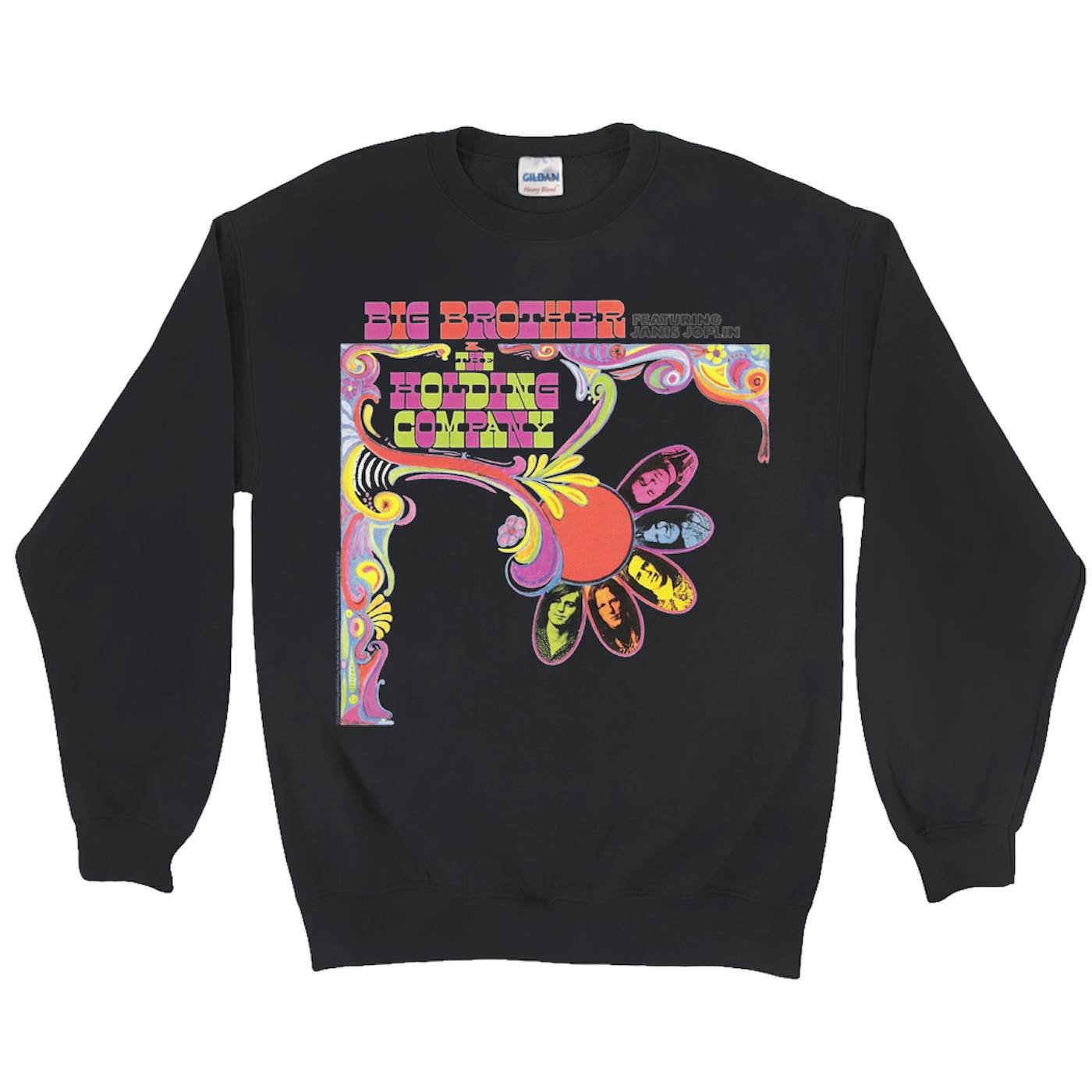 Big Brother and The Holding Co. Sweatshirt | Big Brother & The Holding Company Feat. Janis Joplin Album Cover Big Brother and The Holding Co. Sweatshirt