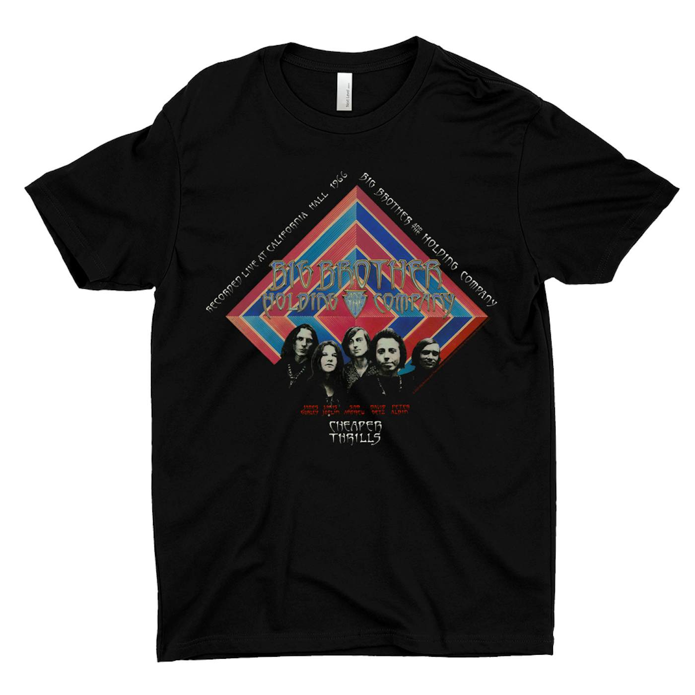 Big Brother & The Holding Company Big Brother and The Holding Co. T-Shirt | Cheaper Thrills Album Cover Big Brother and The Holding Co. Shirt