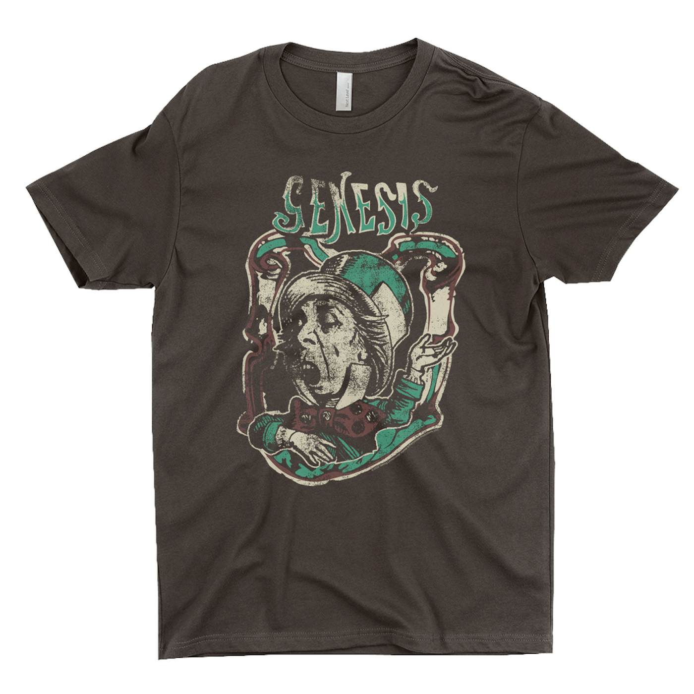 Genesis T-Shirt | Genesis And The Mad Hatter Distressed Genesis Shirt