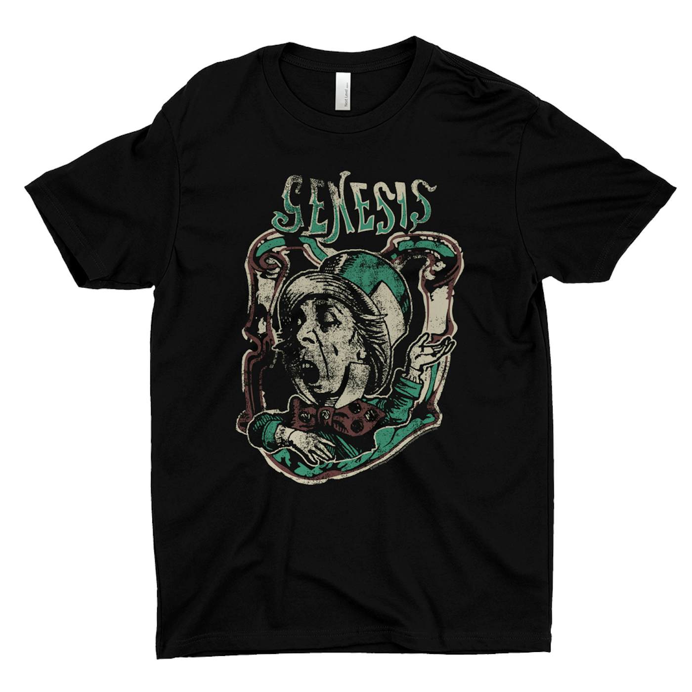 Genesis T-Shirt | Genesis And The Mad Hatter Distressed Genesis Shirt