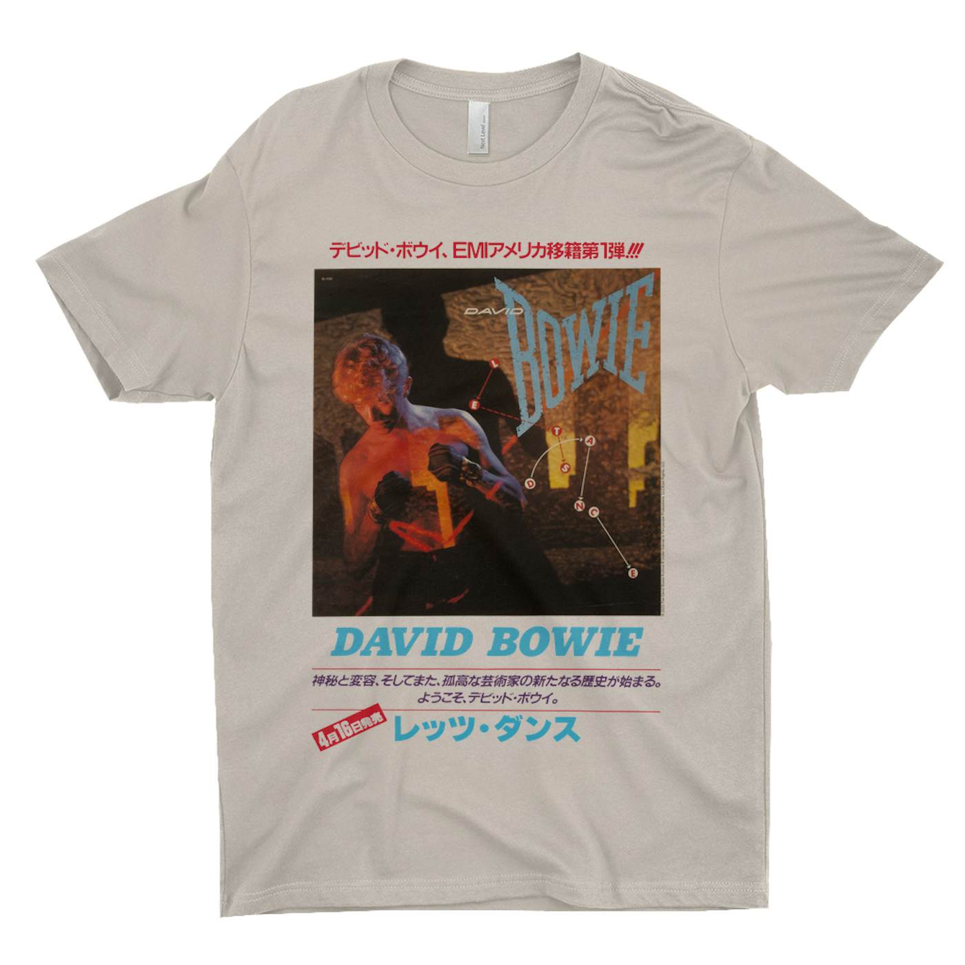 David Bowie T Shirt Let s Dance Japan Concert Poster David Bowie