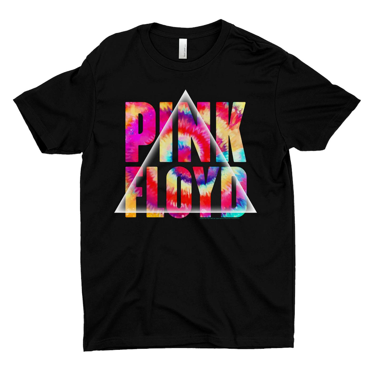 Pink Floyd T-Shirt | Tie Dye Prism Logo Pink Floyd Shirt (Merchbar Exclusive)