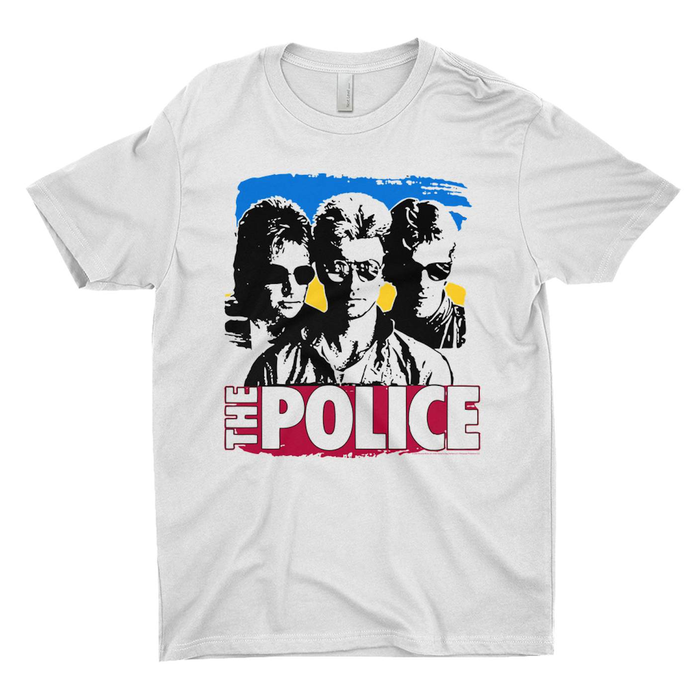 The Police T-Shirt | Synchronicity Police Portrait The Police Shirt