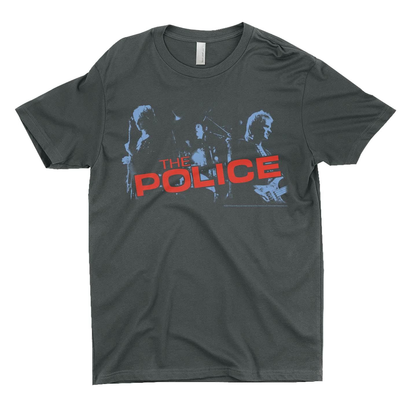 The Police T-Shirt | The Police Band Photo And Logo Red The Police Shirt