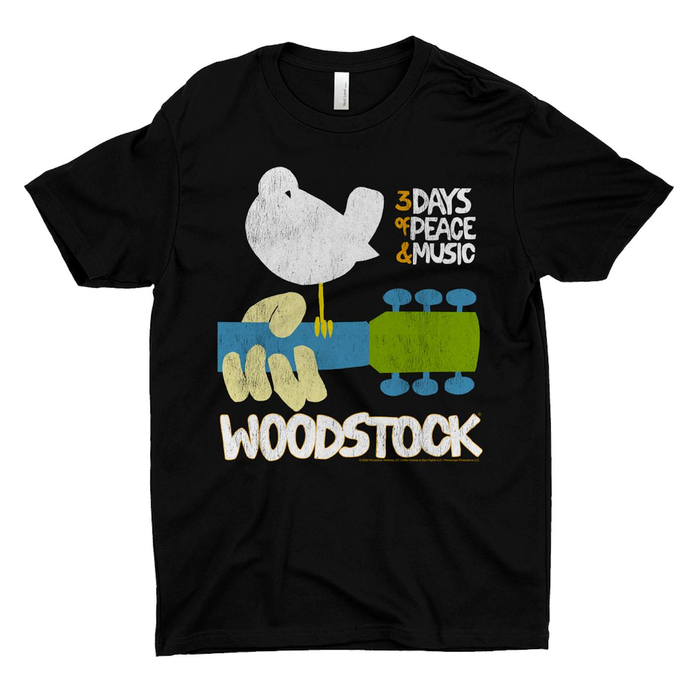 Woodstock T-Shirt | 3 Days Of Peace And Music Woodstock Shirt