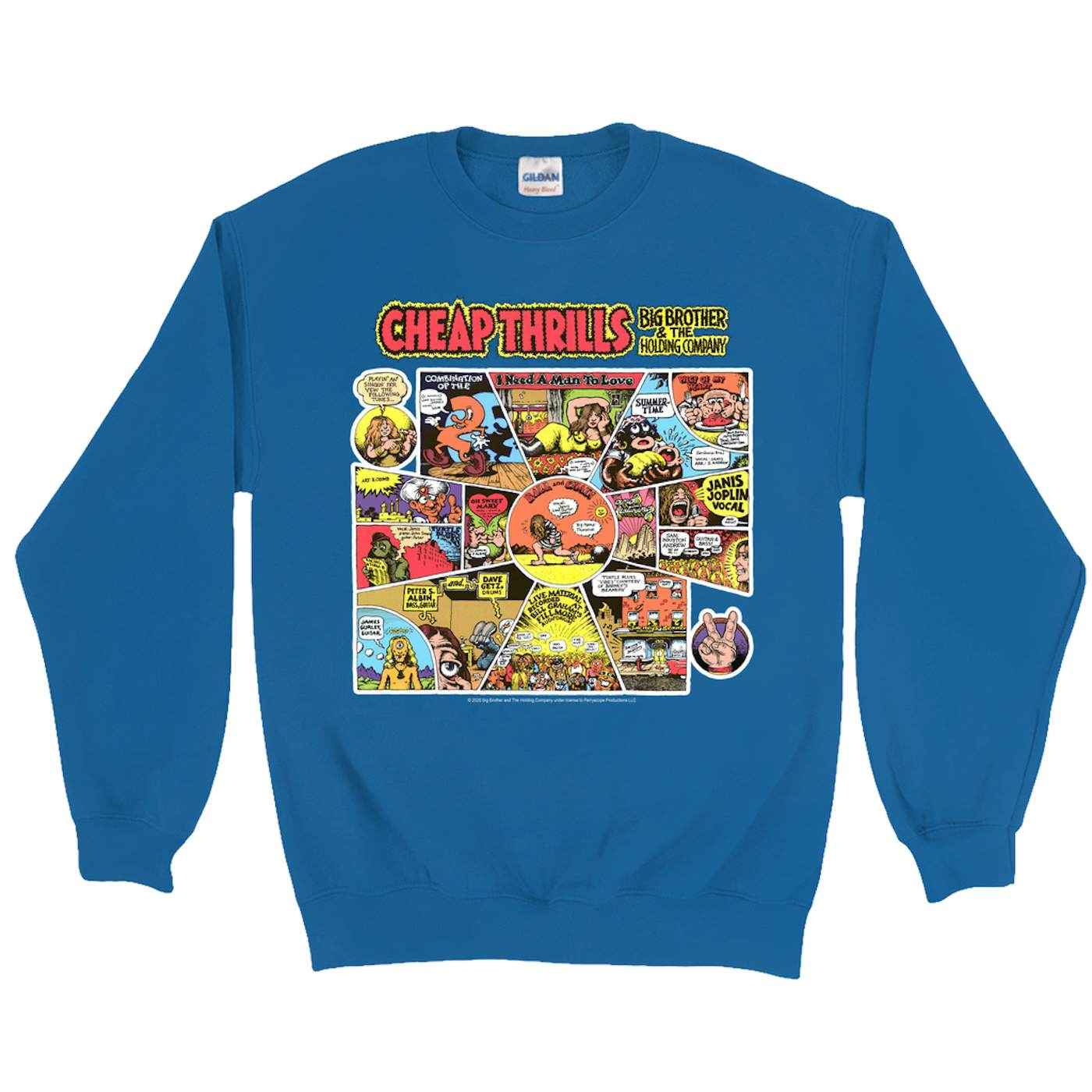 Big Brother & The Holding Company Sweatshirt | Cheap Thrills Album Cover Big Brother and The Holding Company Sweatshirt