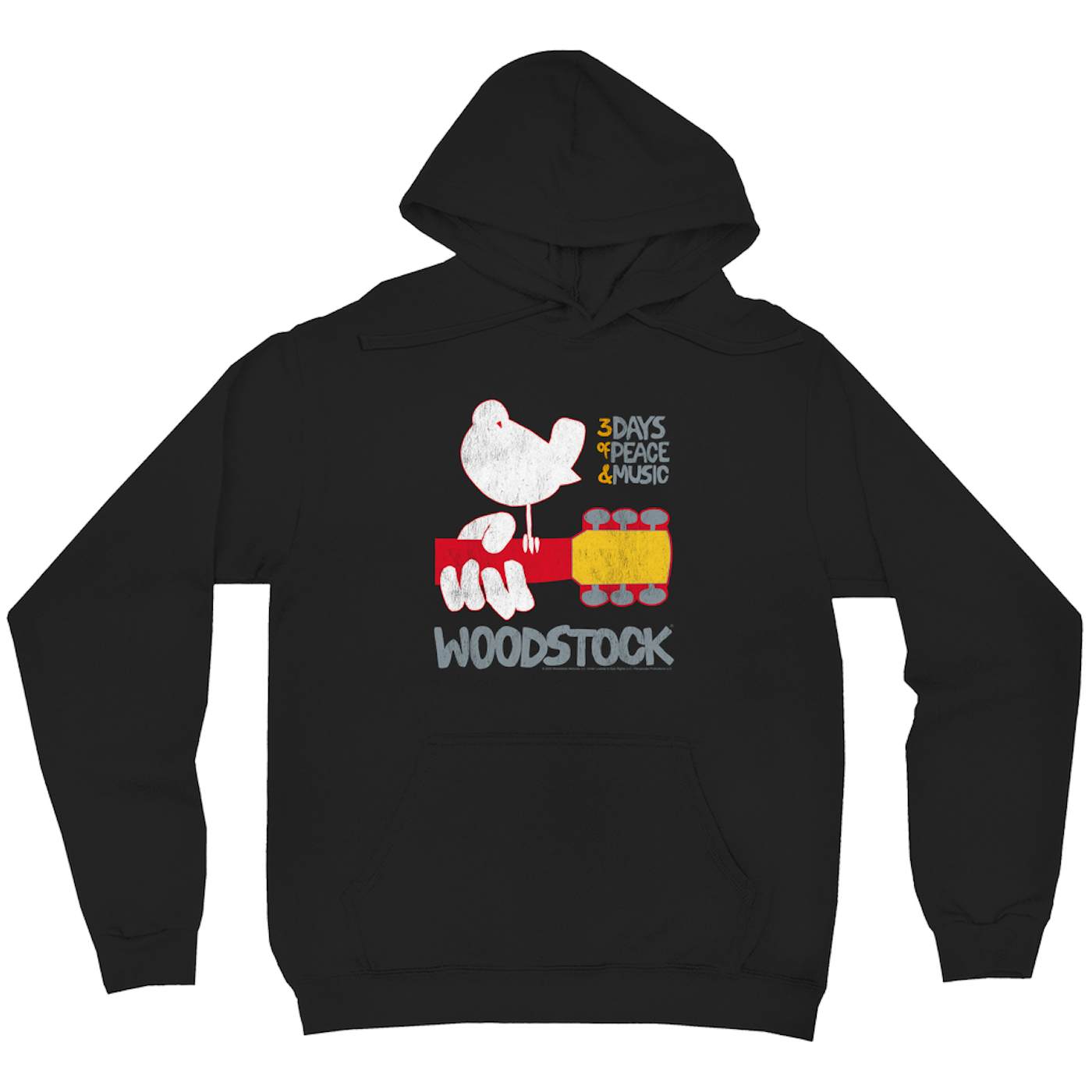 Woodstock Hoodie | 3 Days Of Peace And Music Logo Woodstock Hoodie