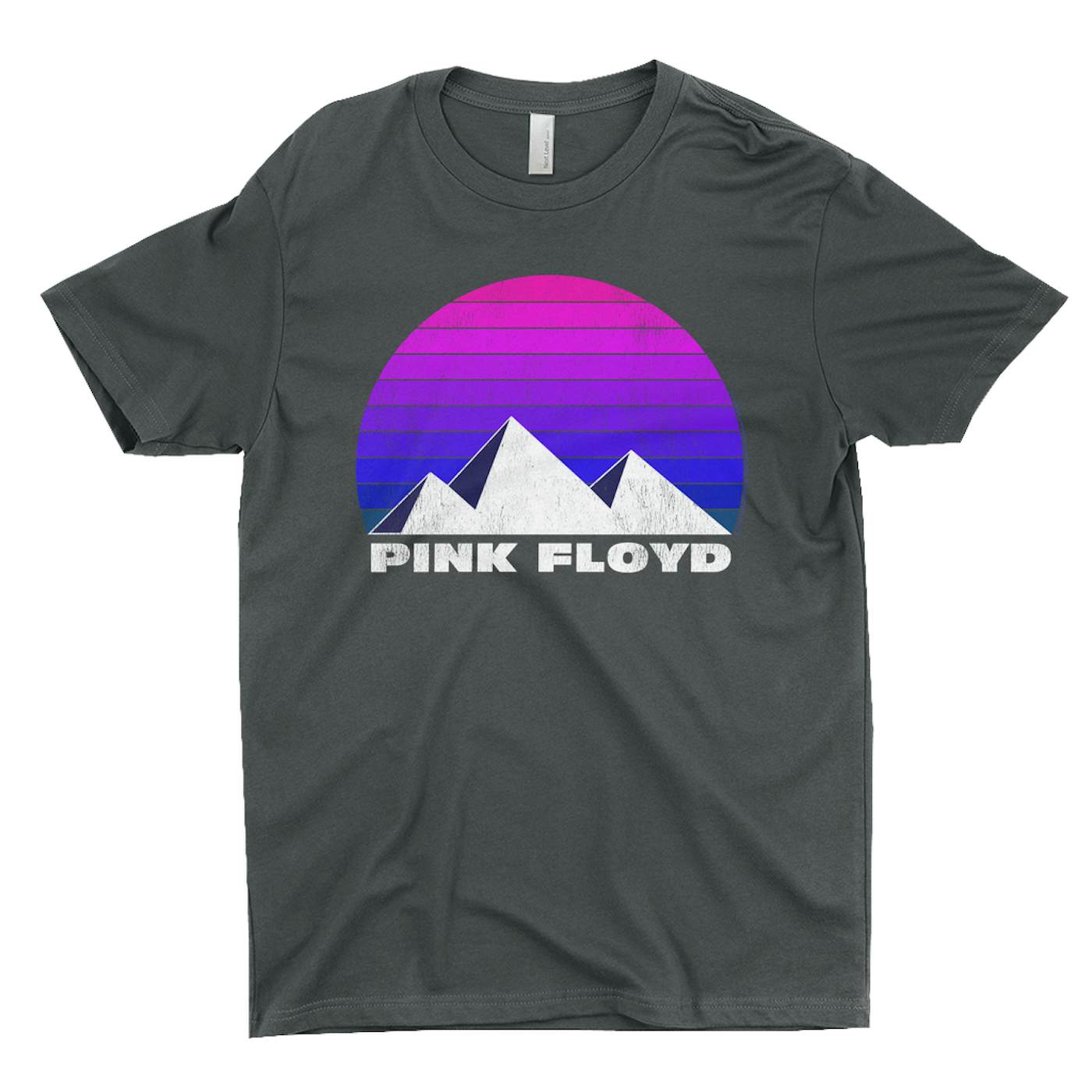 Pink Floyd T-Shirt | Dark Side Pyramids Design Distressed Shirt