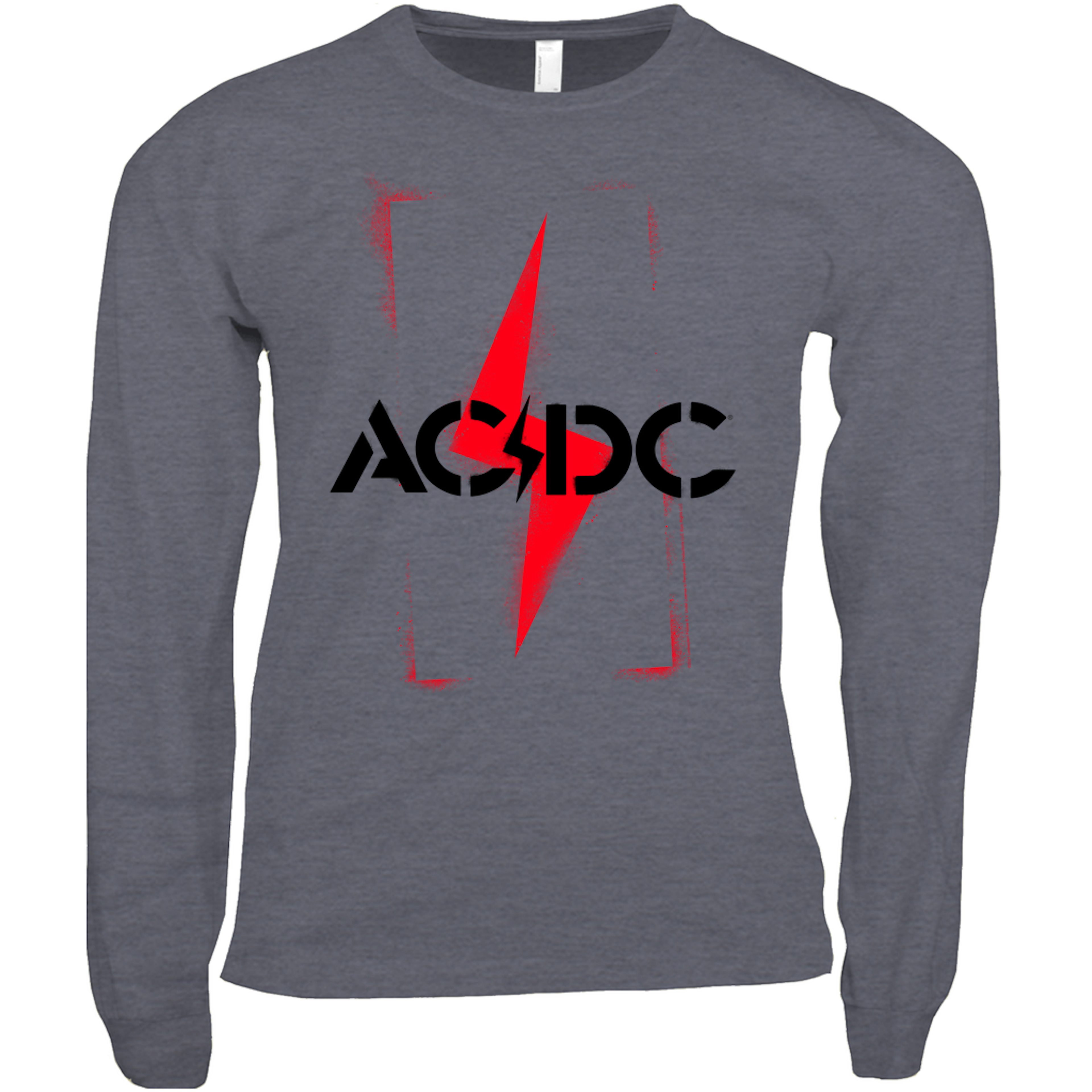 AC/DC Long Sleeve Shirt | Spray Paint Logo Shirt