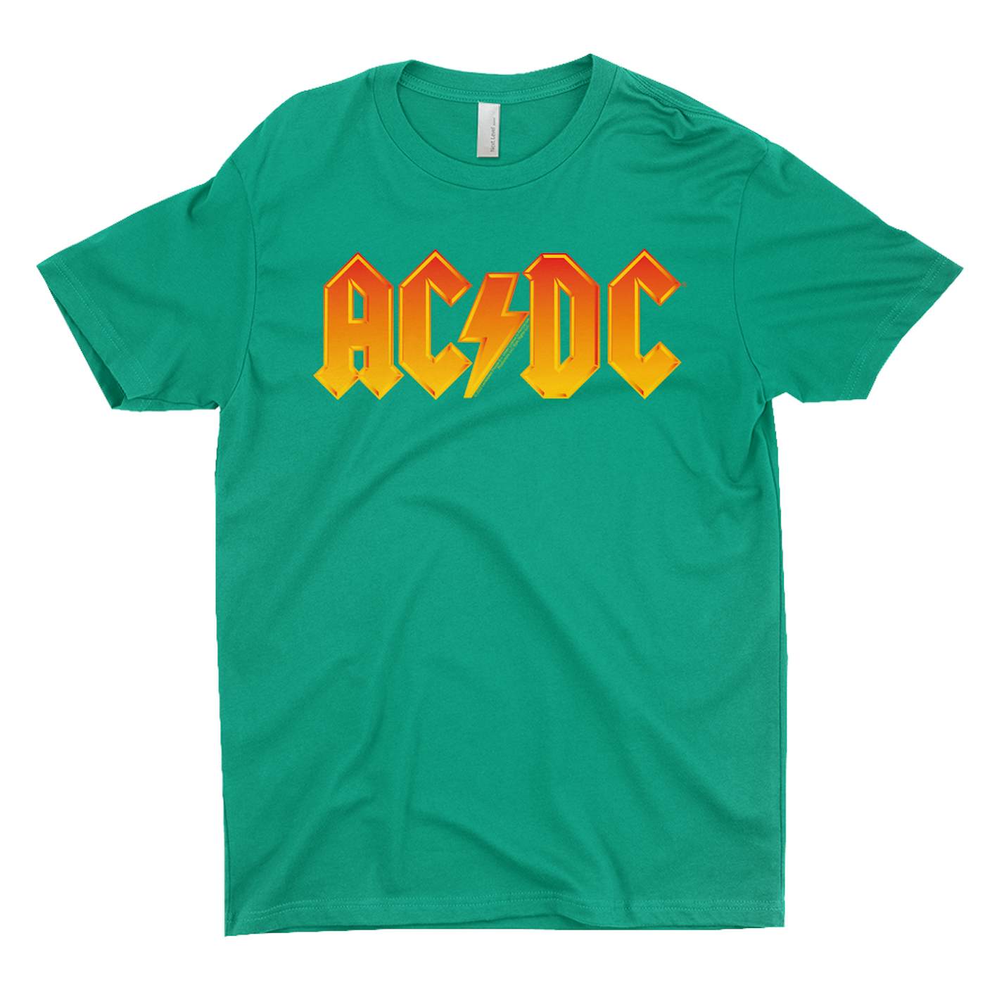 AC/DC T-Shirt | Orange Yellow Gradient Logo Shirt