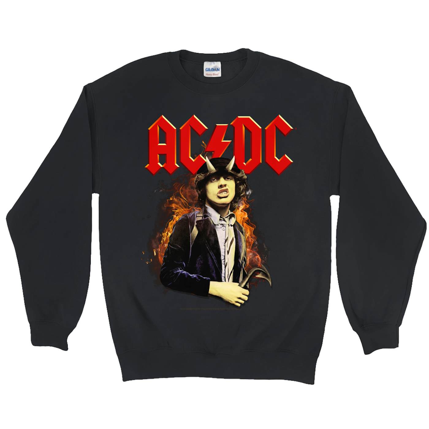 AC/DC Sweatshirt | Highway To Hell Angus Young Design ACDC Sweatshirt