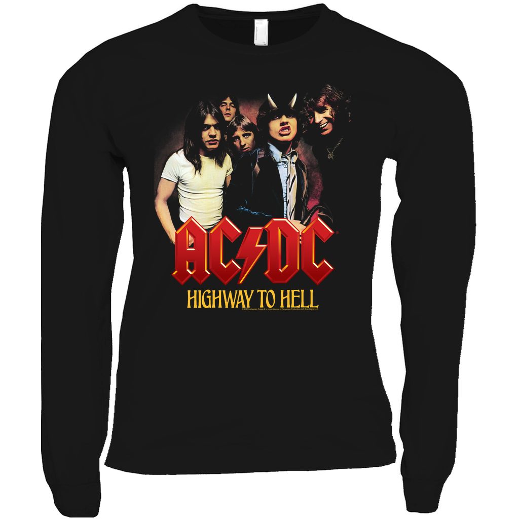 AC/DC Long Sleeve Shirt | Highway To Hell Album Cover Art Shirt
