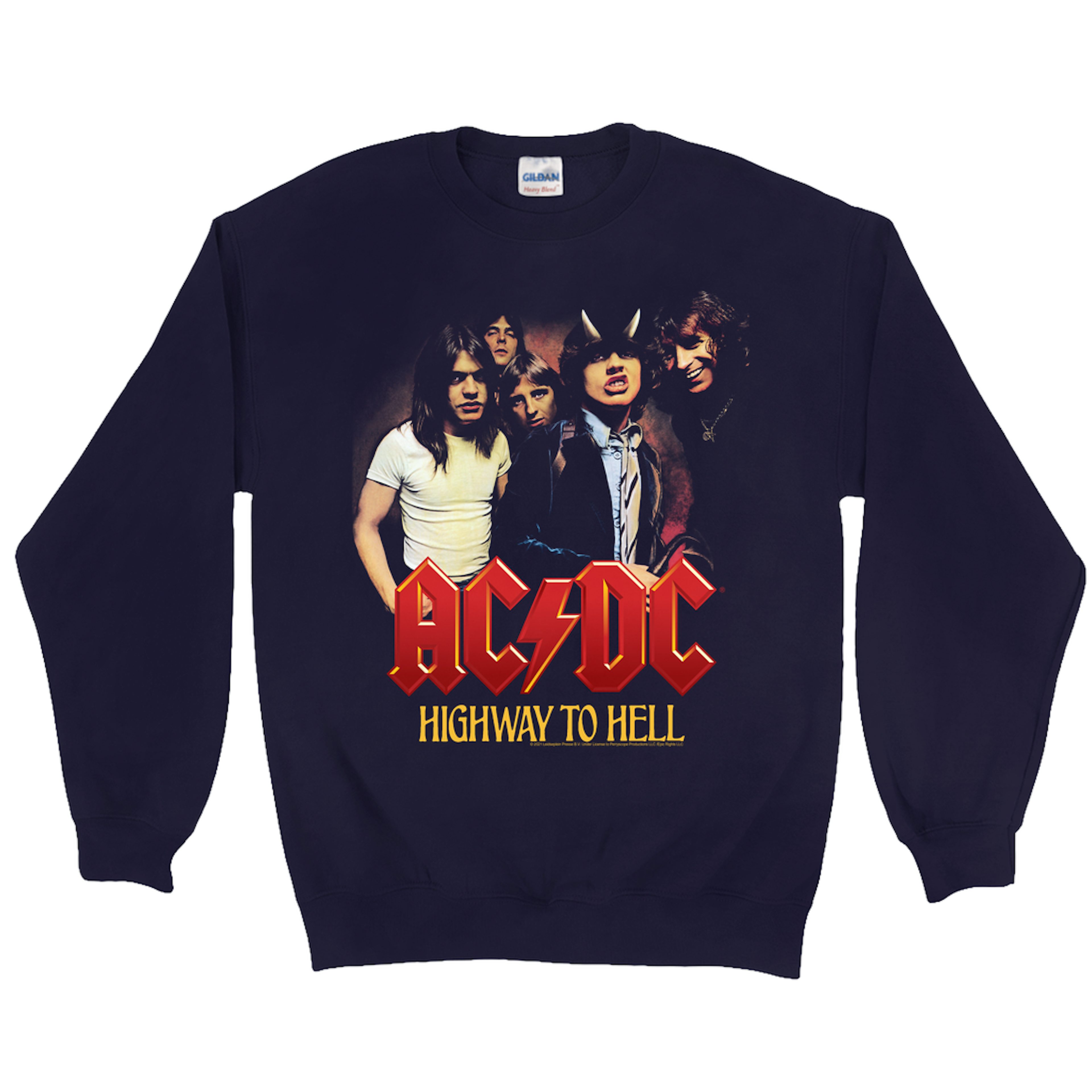 AC/DC Sweatshirt | Highway To Hell Album Cover Art Sweatshirt