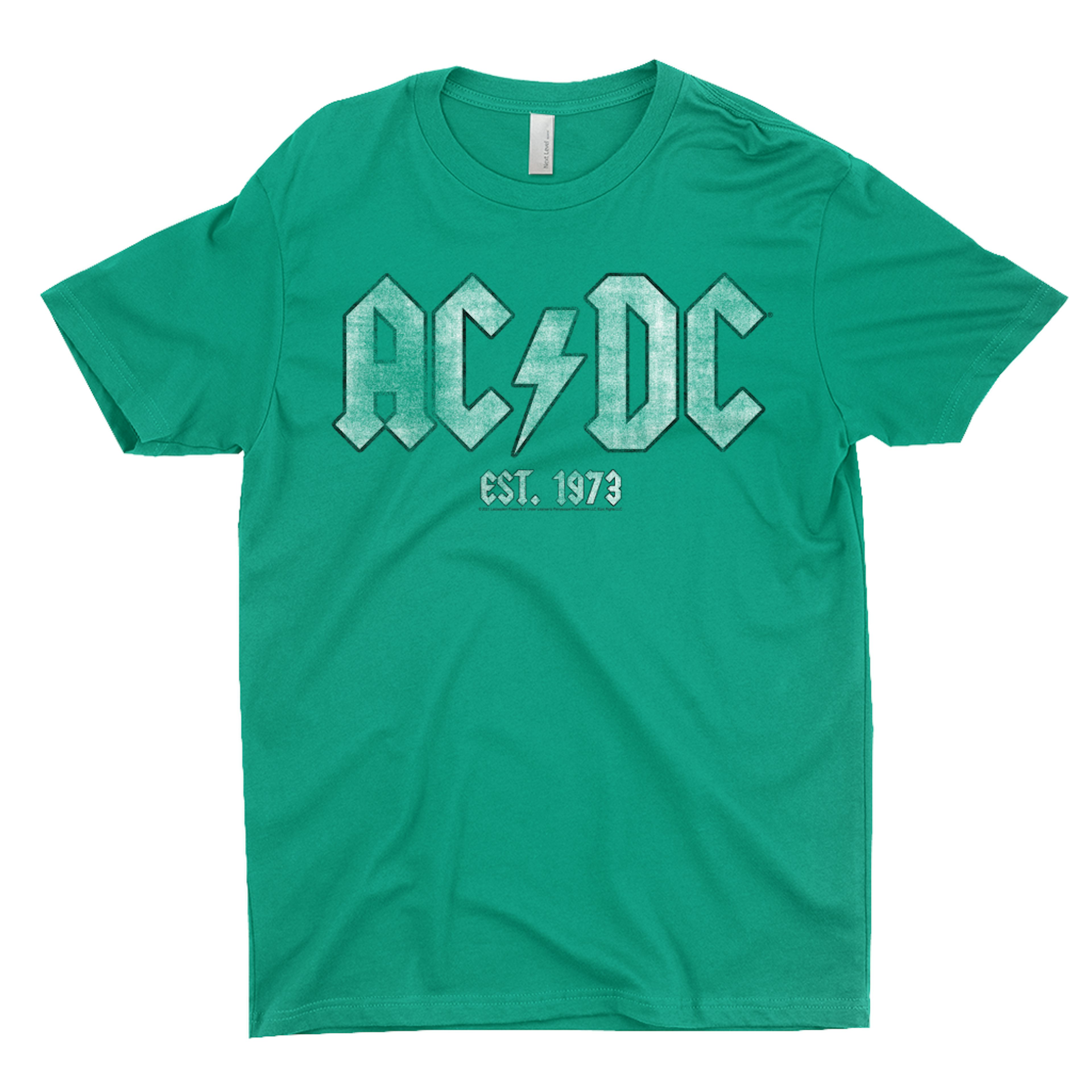 AC/DC T-Shirt | Est. 1973 Distressed Shirt (Merchbar Exclusive)