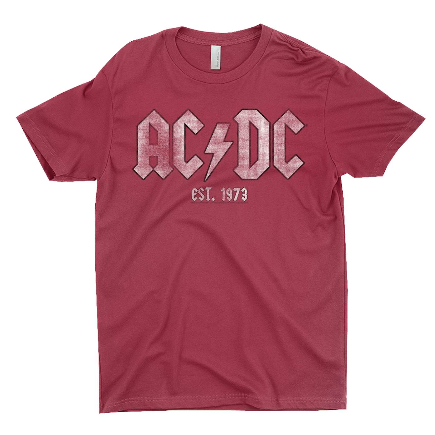 ACDC T-Shirt | AC/DC Est. 1973 Distressed ACDC Shirt (Merchbar Exclusive)