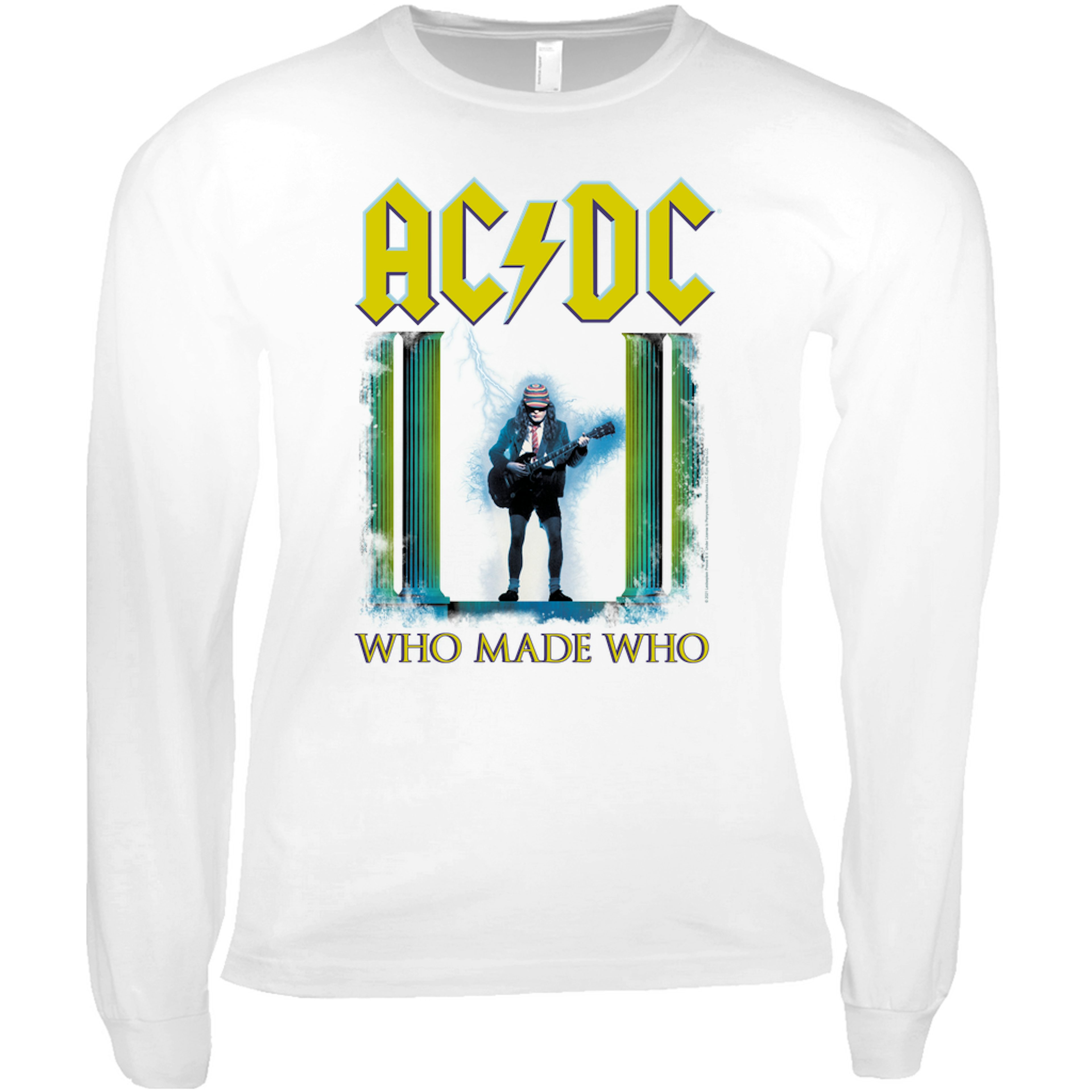 AC/DC Long Sleeve Shirt | Who Made Who Album Art Shirt
