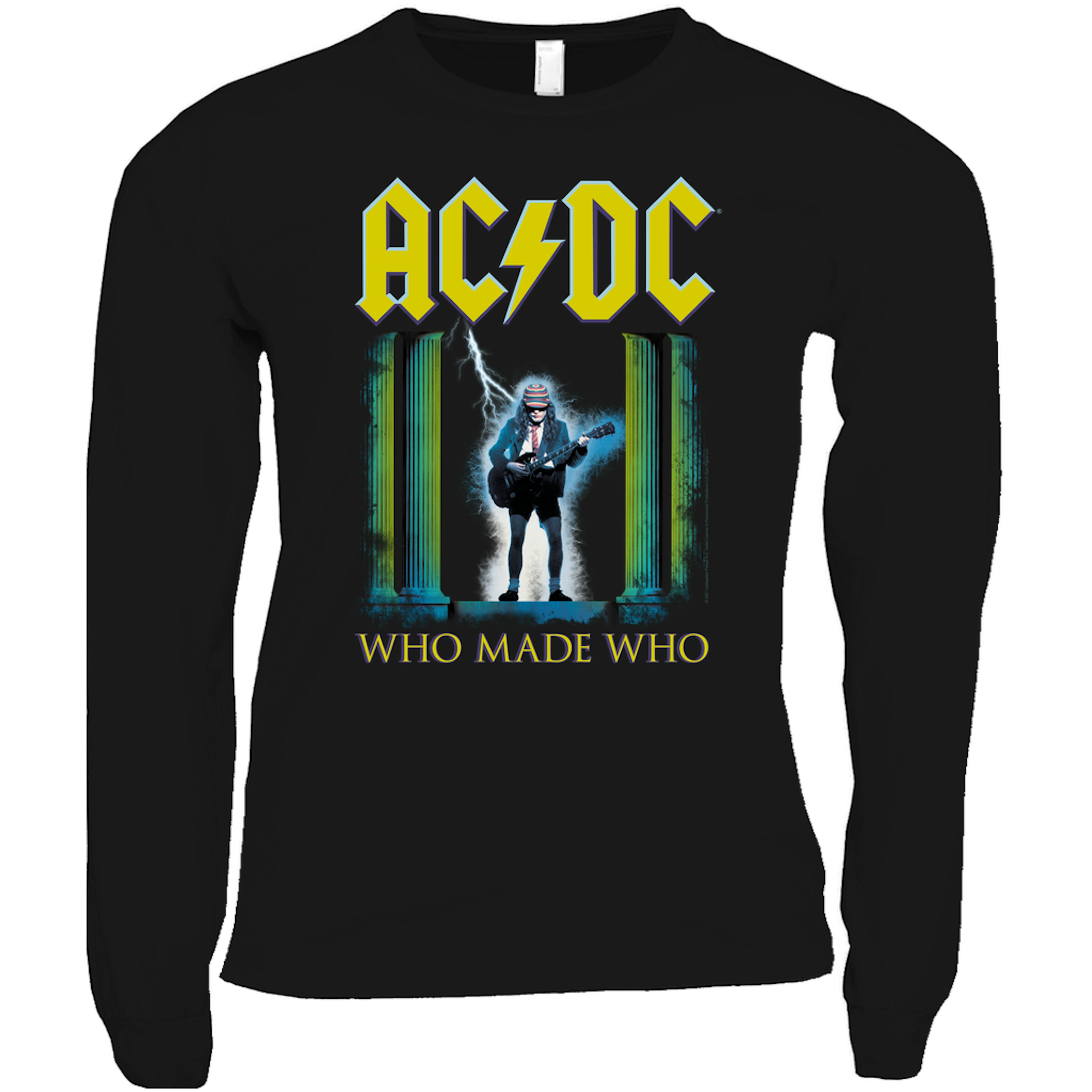 AC/DC Long Sleeve Shirt | Who Made Who Album Art Shirt