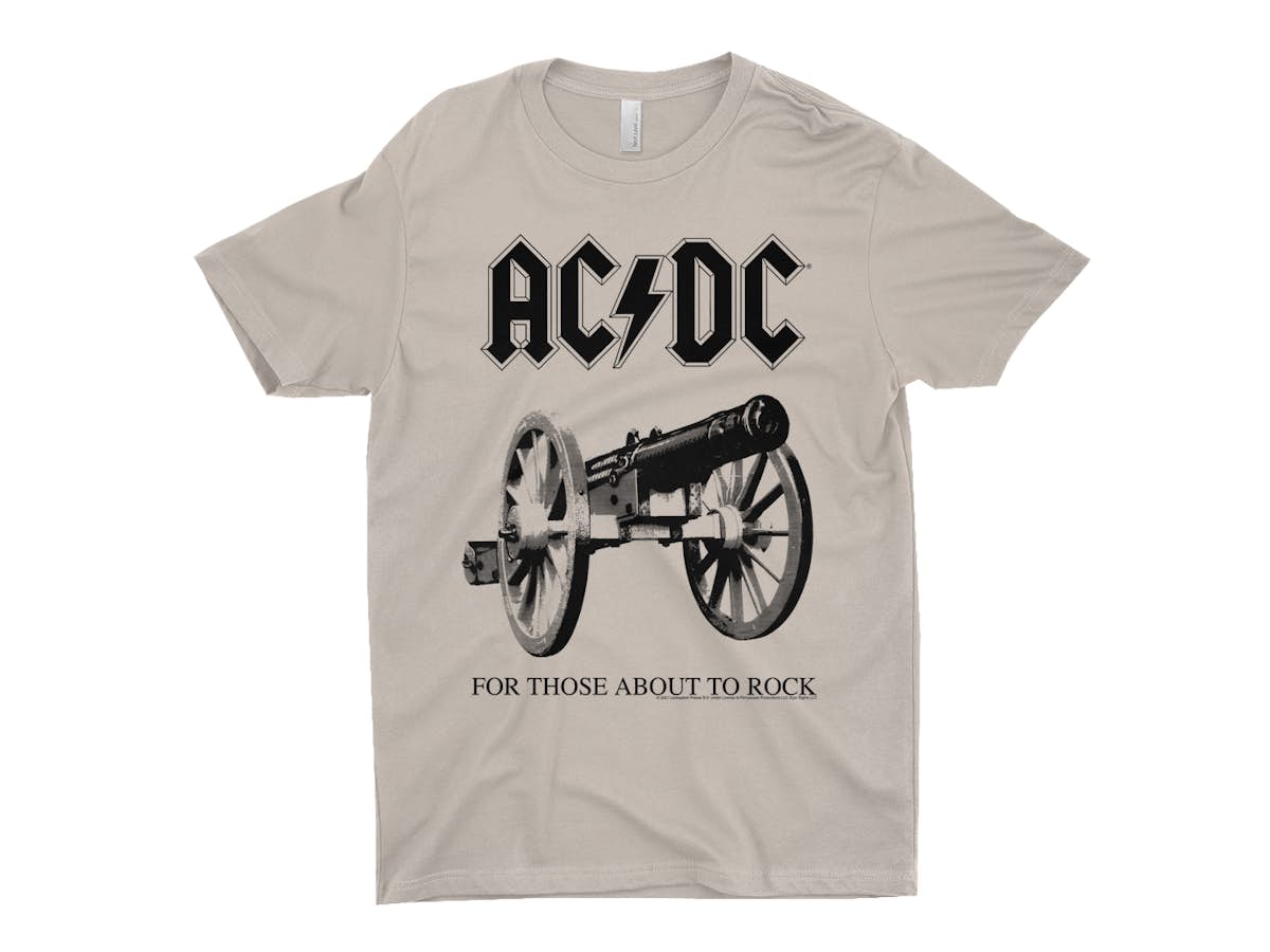 AC/DC T-Shirt | For Black Rock Shirt Cannon Image Those To About