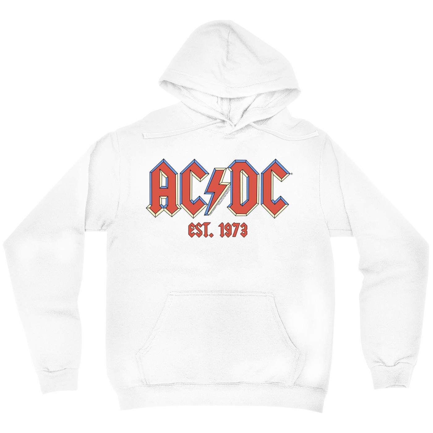 AC/DC Hoodie | Est. 1973 Pastel Logo Hoodie (Merchbar Exclusive)