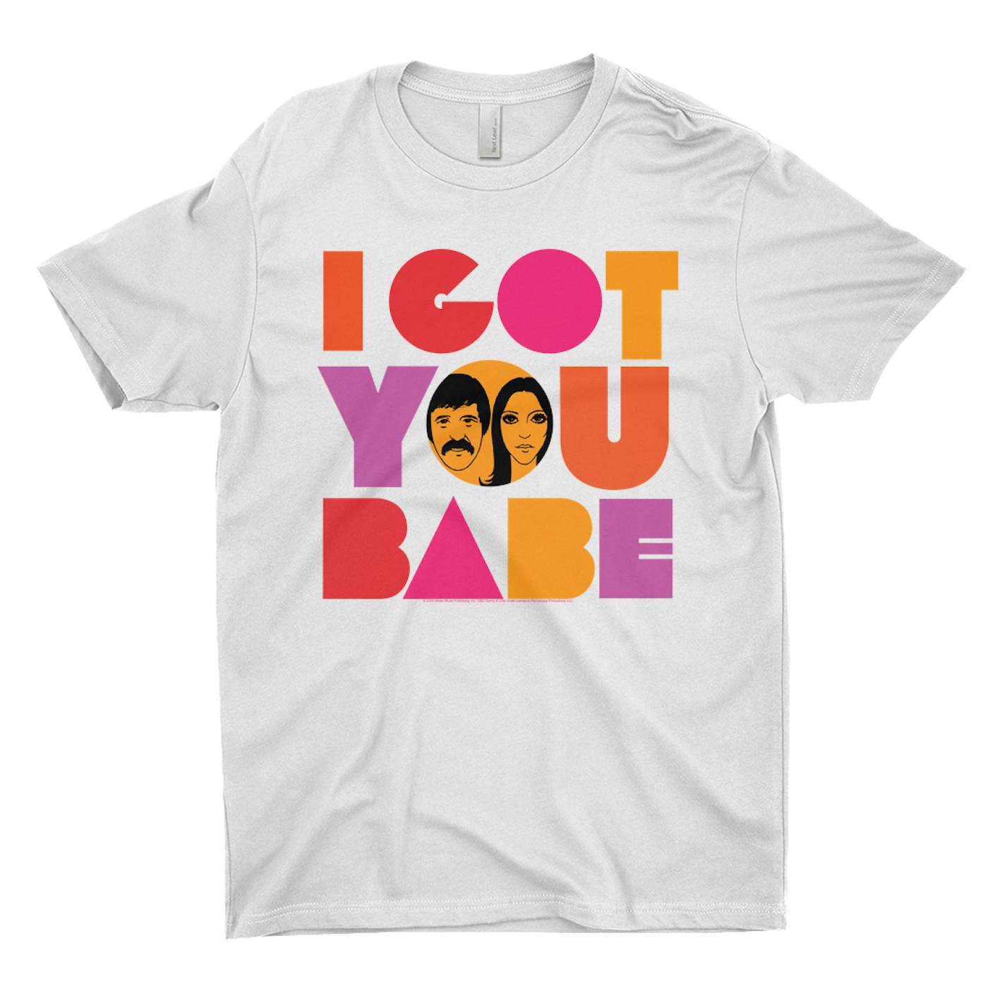 Sonny & Cher T-Shirt | I Got You Babe Bright Logo Image Sonny And Cher Shirt