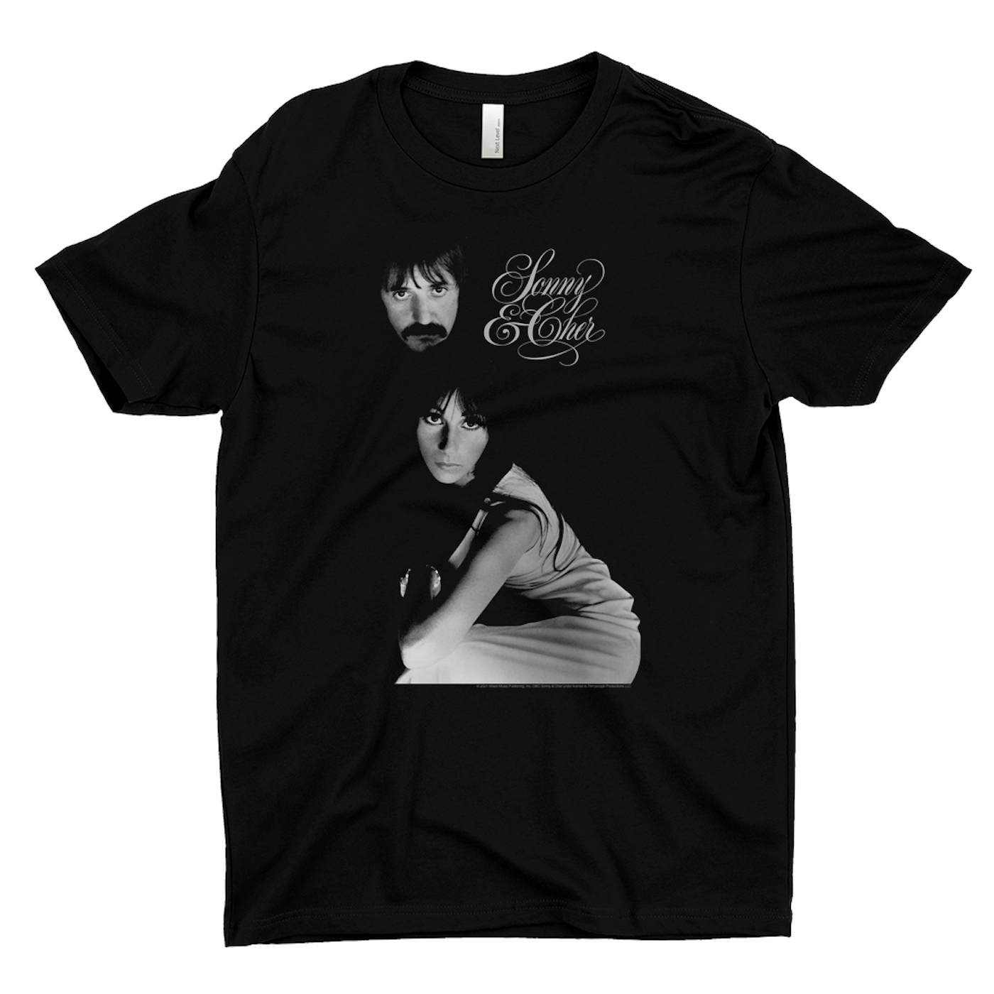 Sonny & Cher T-Shirt | The Two Of Us Photo And Logo Sonny And Cher Shirt (Merchbar Exclusive)
