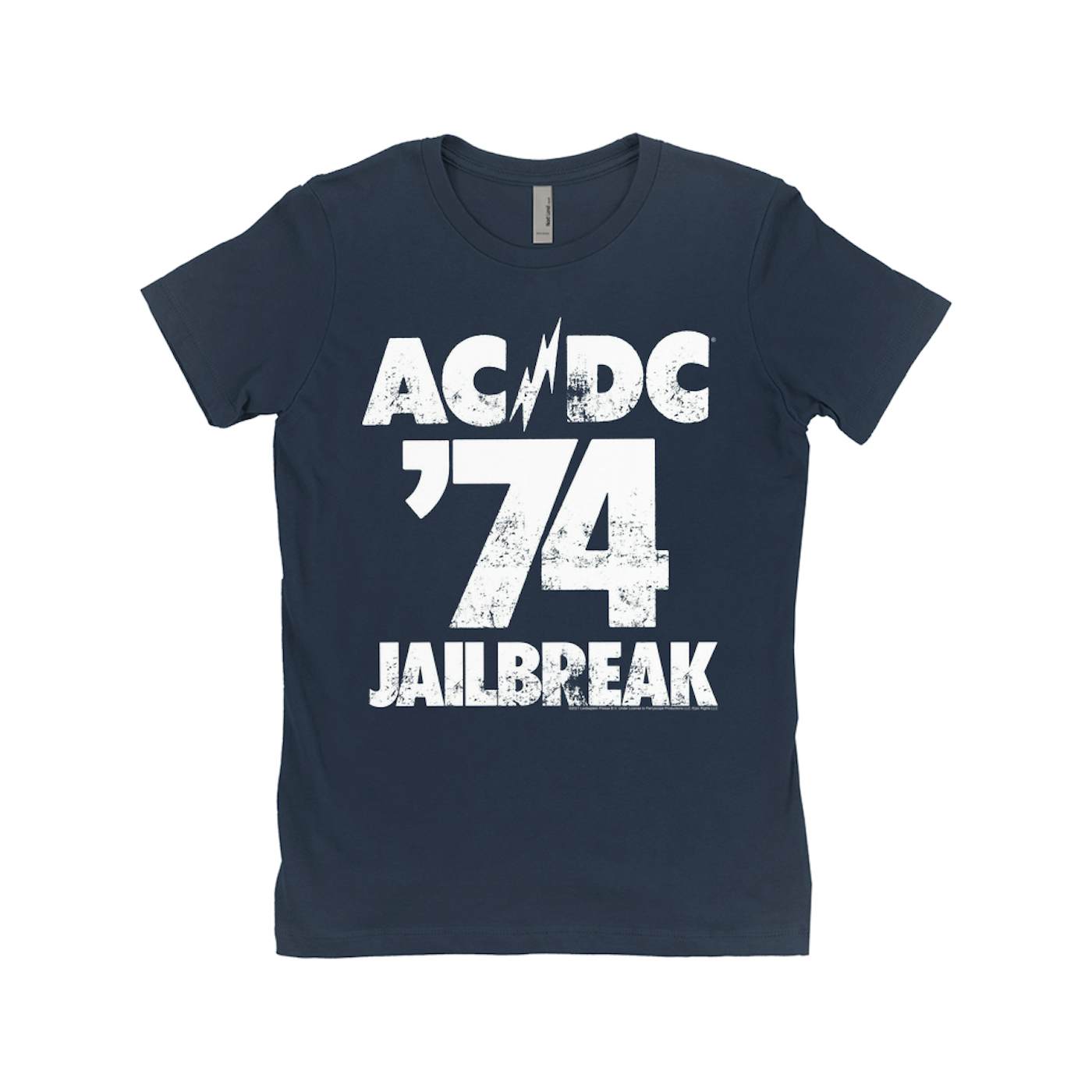 ACDC JAILBREAK '74 Destroyed Finish Original T-shirt