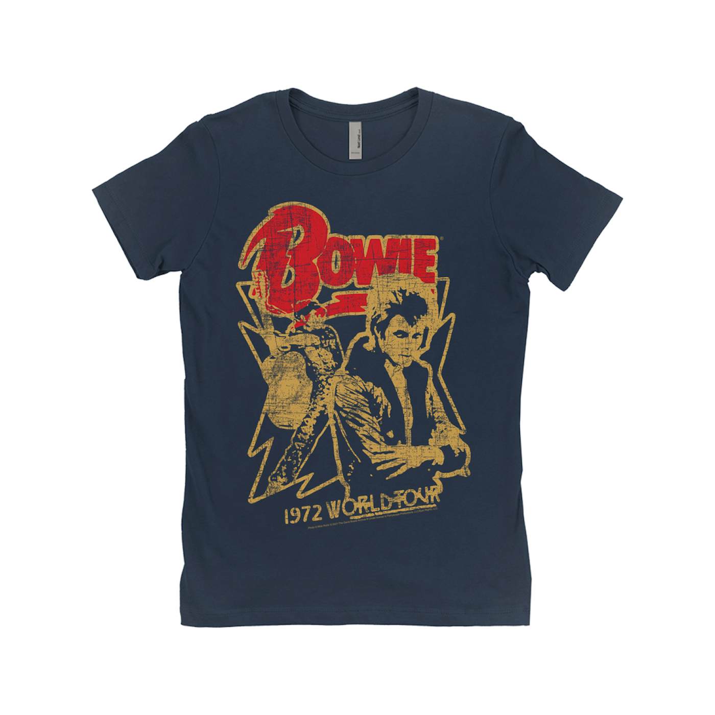 david bowie 1972 world tour t shirt